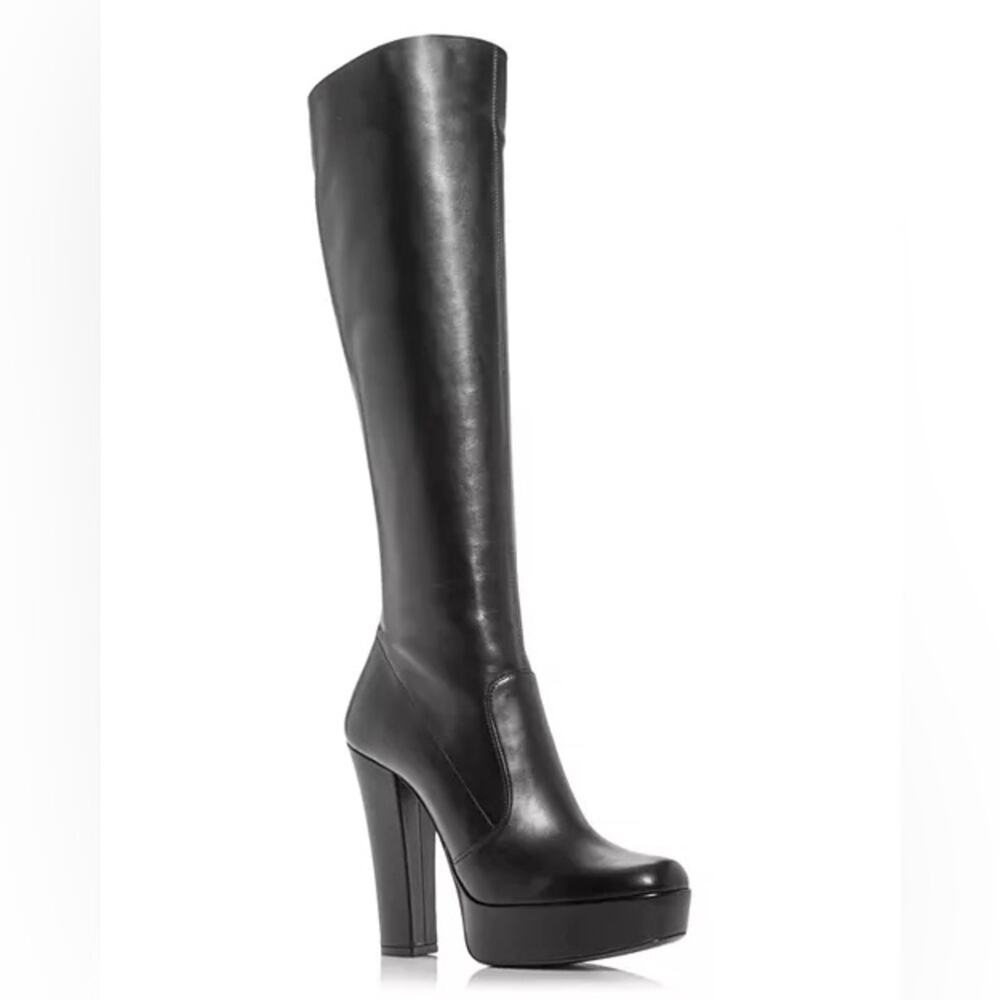 NEW Saint Laurent Taboo Platform Knee High EU 40 Black 100mm